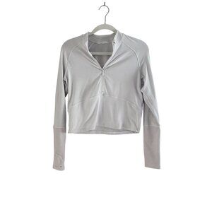 Lululemon Women's White Long Sleeve Pullover Size 6